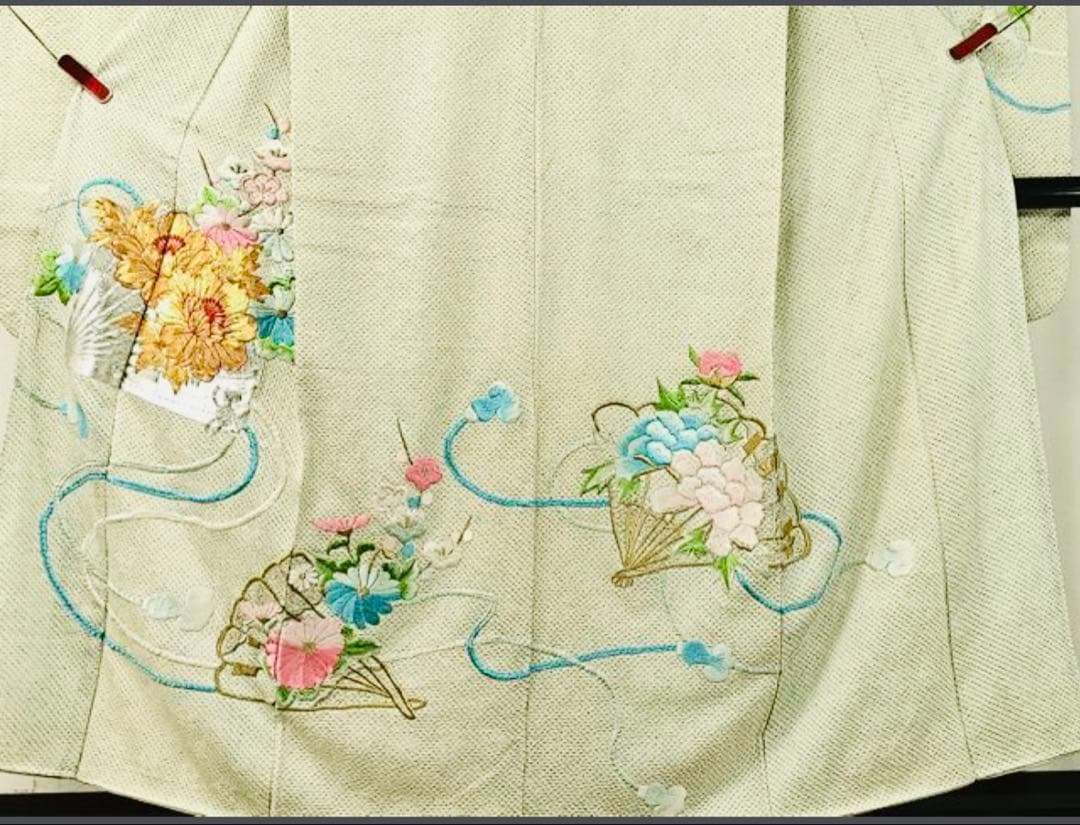 激安‼️限定価格‼️ 花柄刺金繍 全絞りフルセット