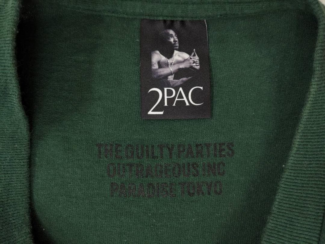 ワコマリア/2PAC/クルーネックTシャツ/SIZE XXL/ビッグシルエット