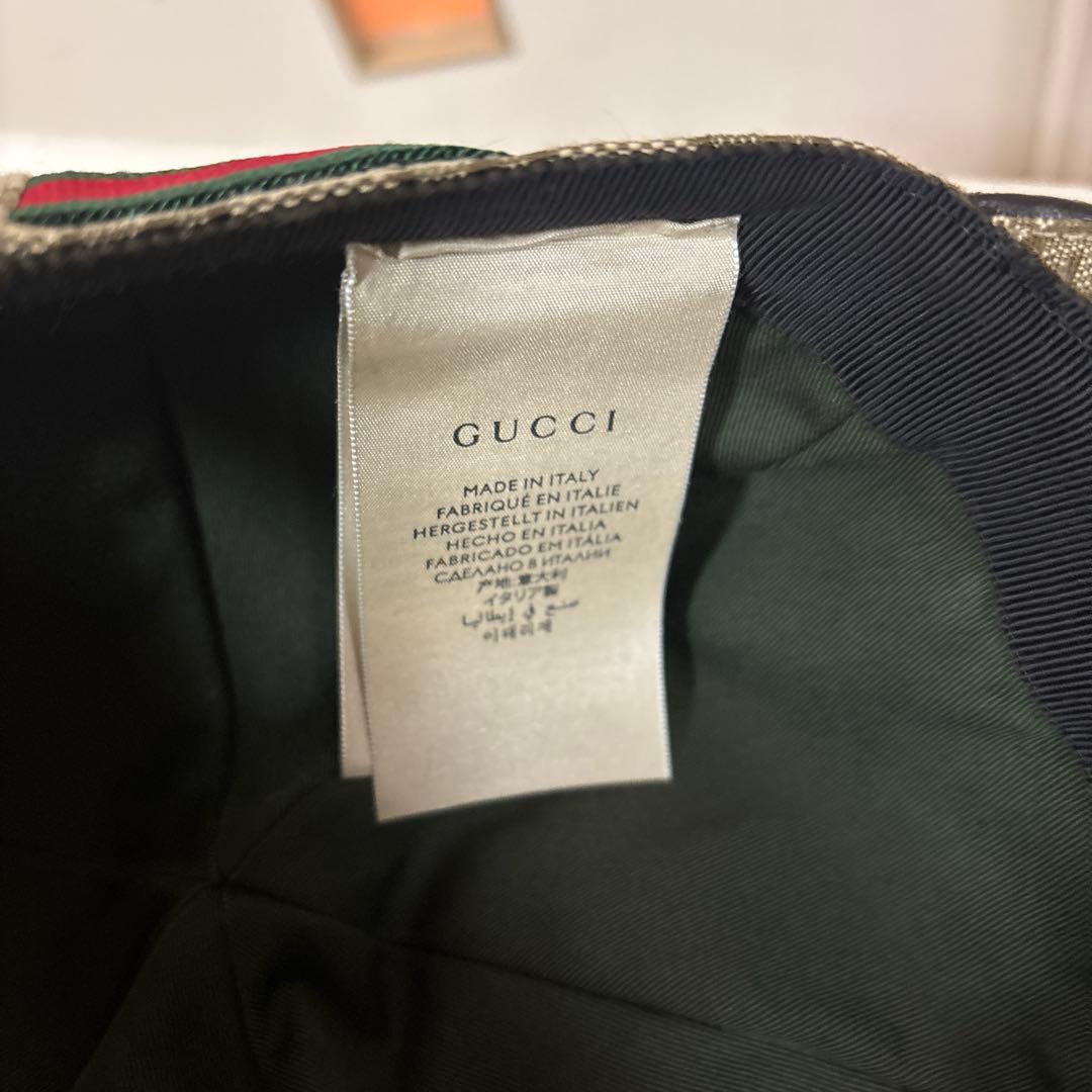 Gucci GGパターン ベースボールキャップＬ　美品