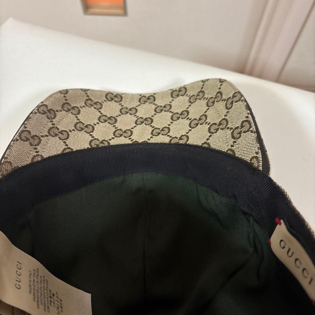Gucci GGパターン ベースボールキャップＬ　美品