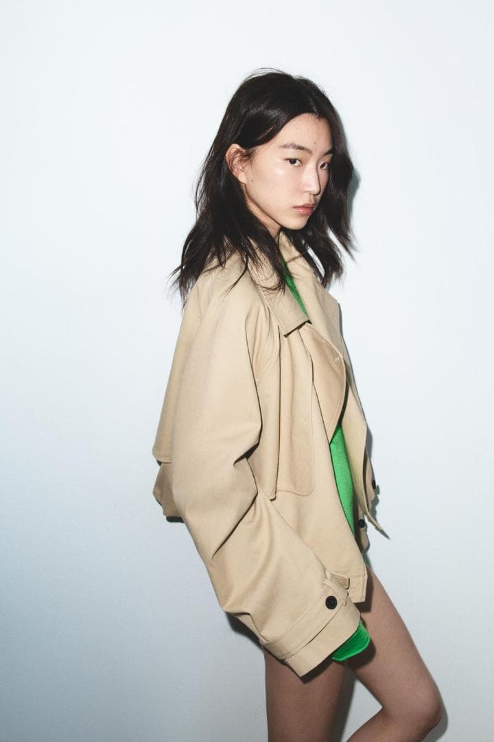 ZARA ショートバルーントレンチコート XS