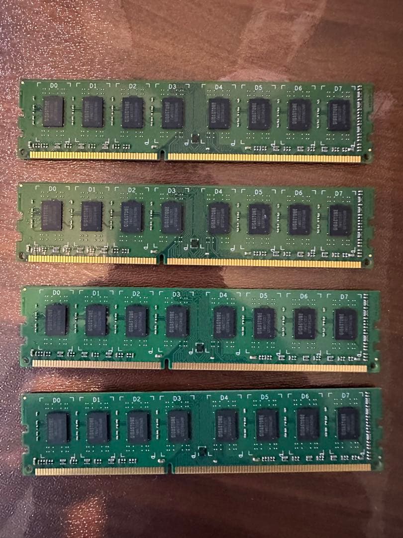 GIGASTONE 8GB DDR3 1600MHz メモリ 4枚セット