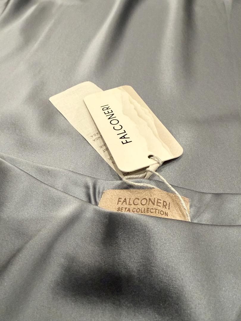 未使用タグ付 Falconeri シルク100％ サテンスカート XS
