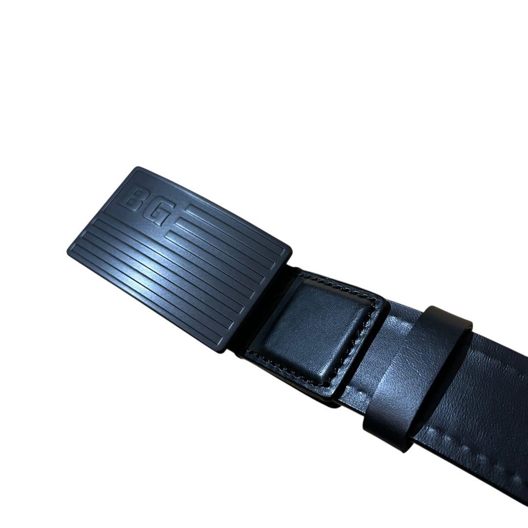 極美品　ブリーフィングゴルフ　ベルト 艶消し バックル メンズ