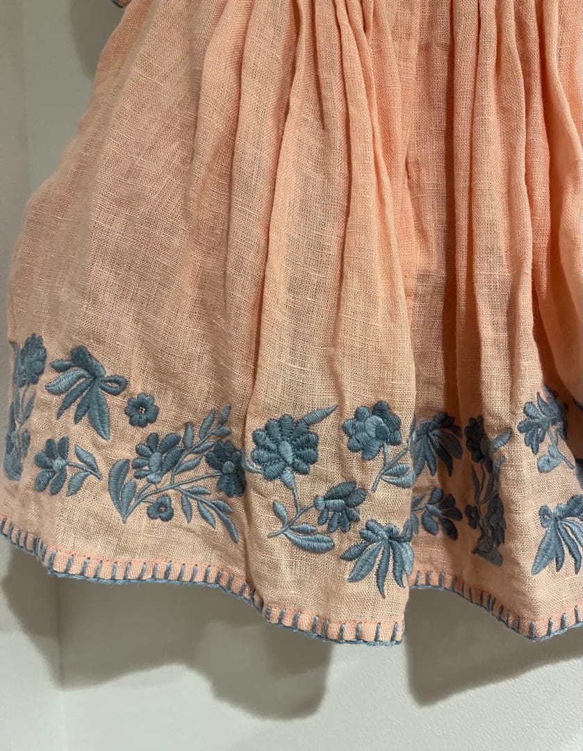 D*D様 Apolina Stevie Dress Pale Rose 1-2y