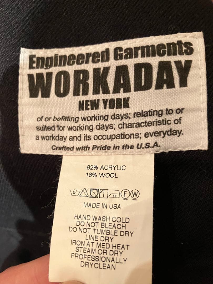 ENGINEERED GARMENTS WORKADAY ショップコート XS