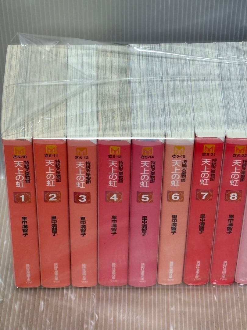 【R397m】 里中満智子『天上の虹　持統天皇物語』全11巻完結全巻セット