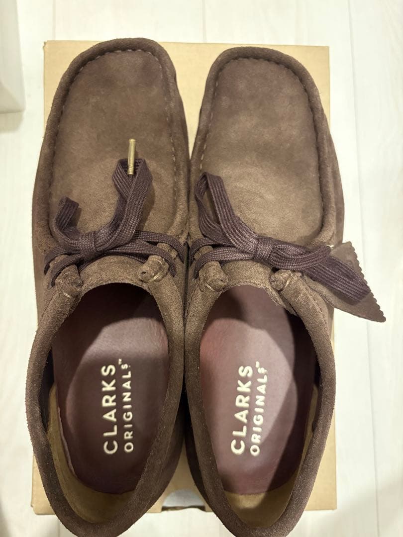 Clarks Wallabee ダークブラウン サイズUK7/US8
