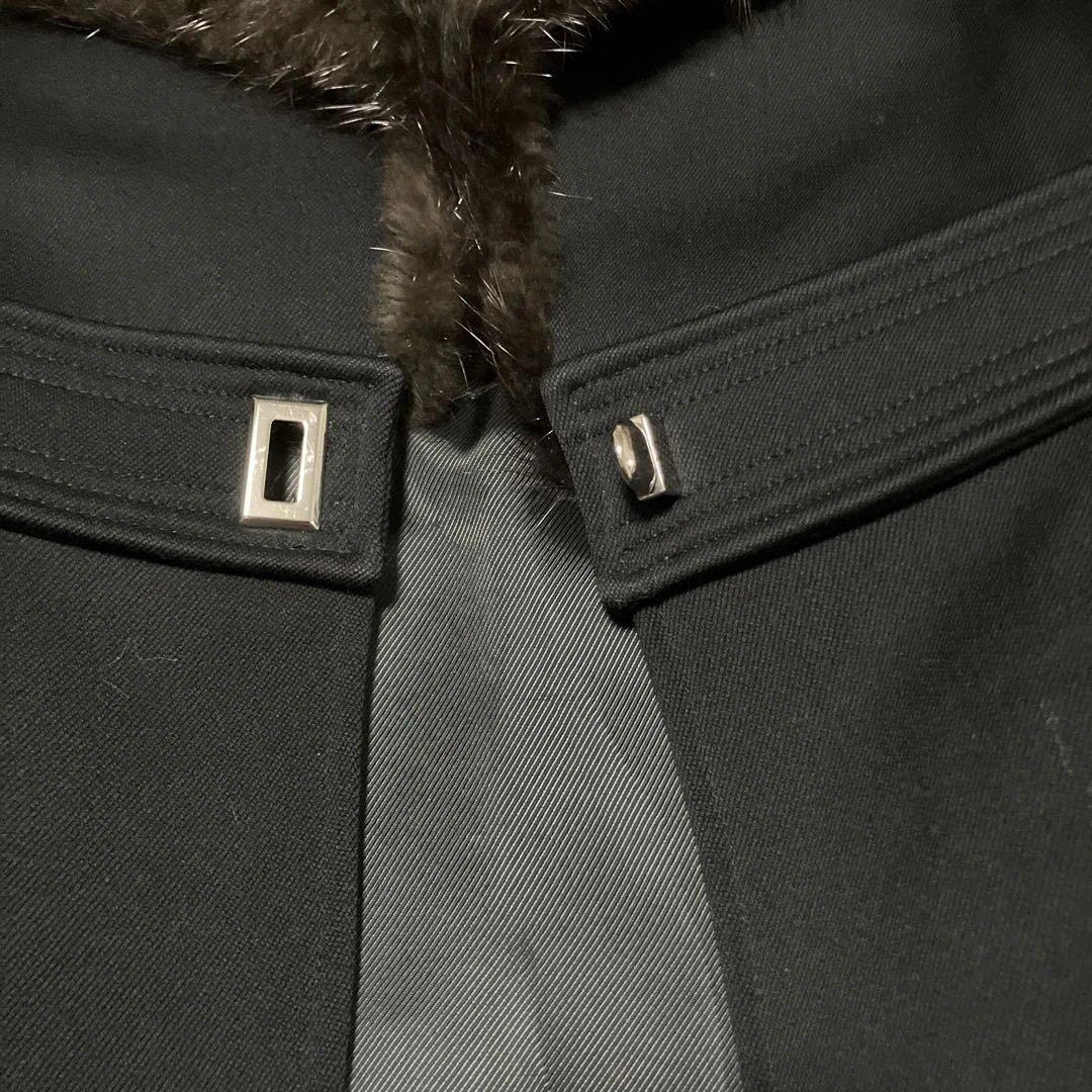 BALENCIAGA ジャケット 黒 ⭐️ファー付き