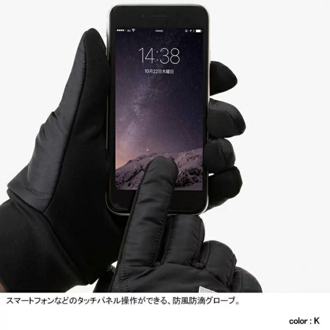ノースフェイス ヌプシイーチップグローブ NN62310(ブラック)Lサイズ