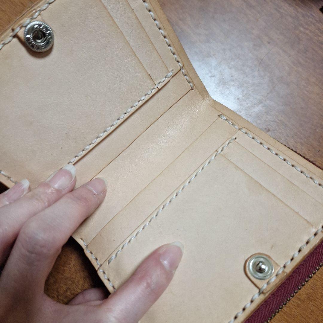 ミンサー　二つ折り財布