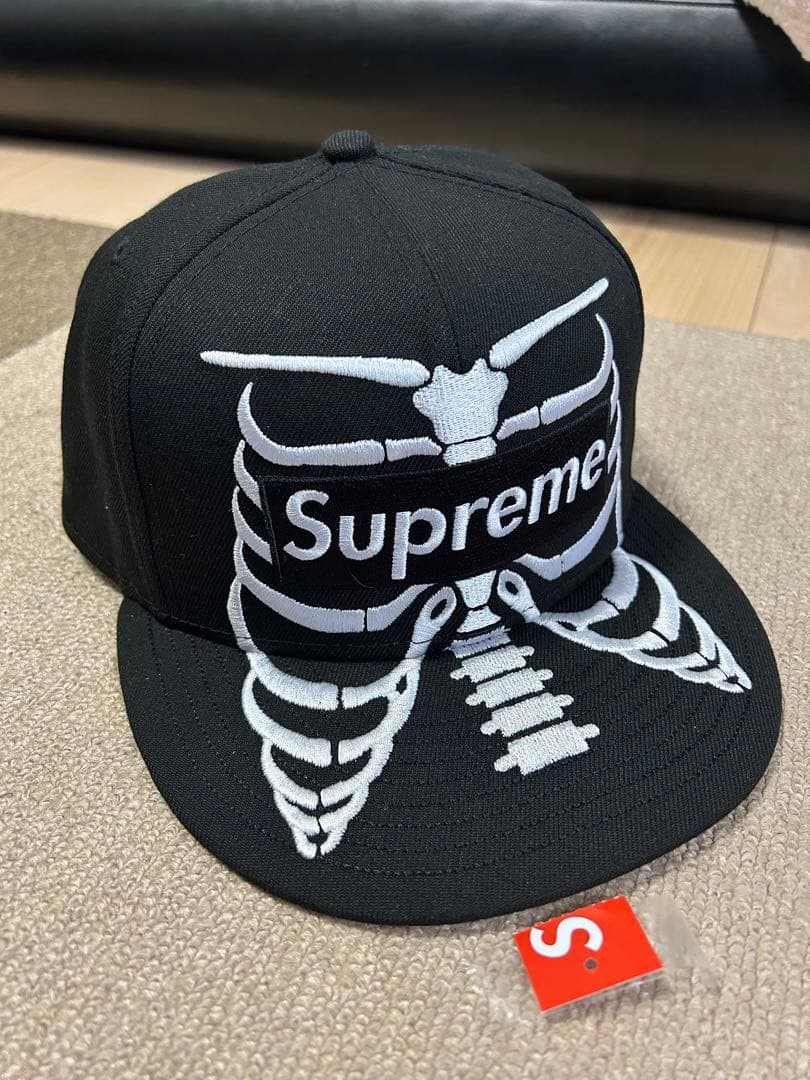 NEW ERA×Supreme スケルトンキャップ 7 5/8（60.6）