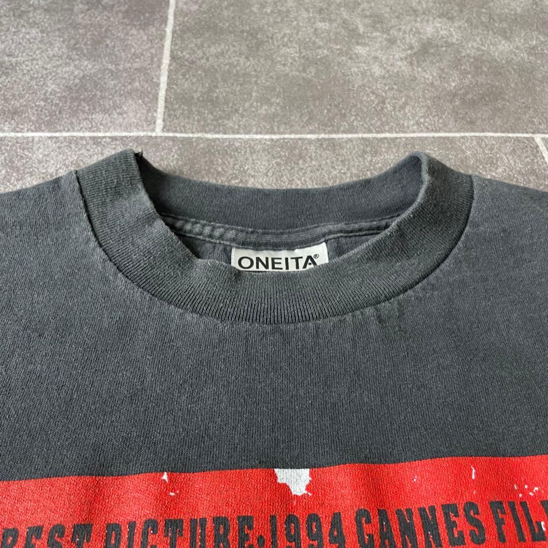PULP FICTION パルプフィクション ムービーTEE タランティーノ墨黒