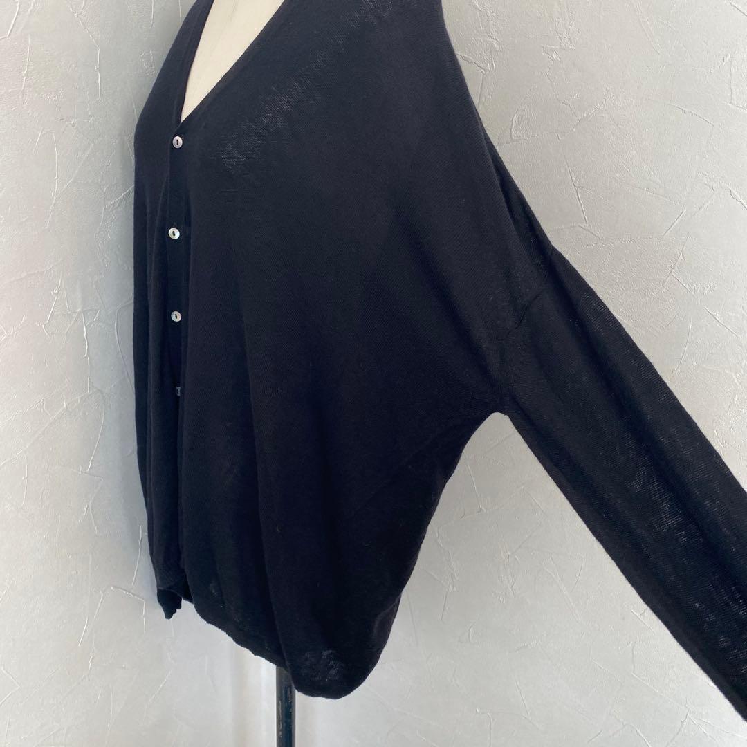 新品タグ付　pas de calais ロング　カーディガン　カシミヤ　キャメル