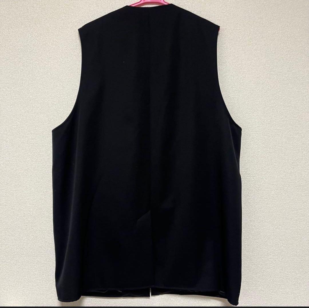 stein Oversized Multi Pocket Vest ブラック