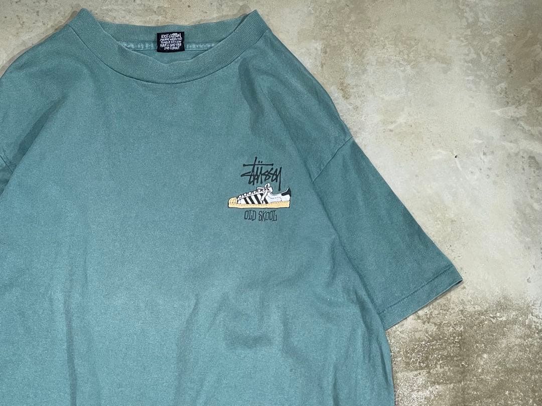 トップス 90s old stussy old skool Flavor T-shirt