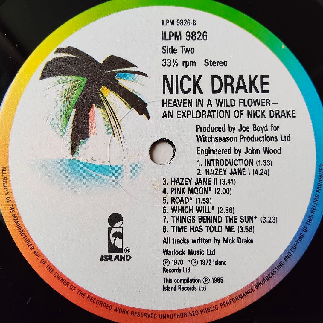 ニック・ドレイク　Nick Drake　HEAVEN IN A 〜　レコード