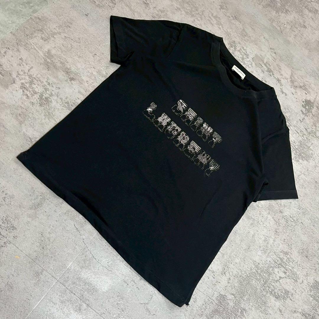 SAINT LAURENT サンローラン Tシャツ ブラック XS ユニセックス