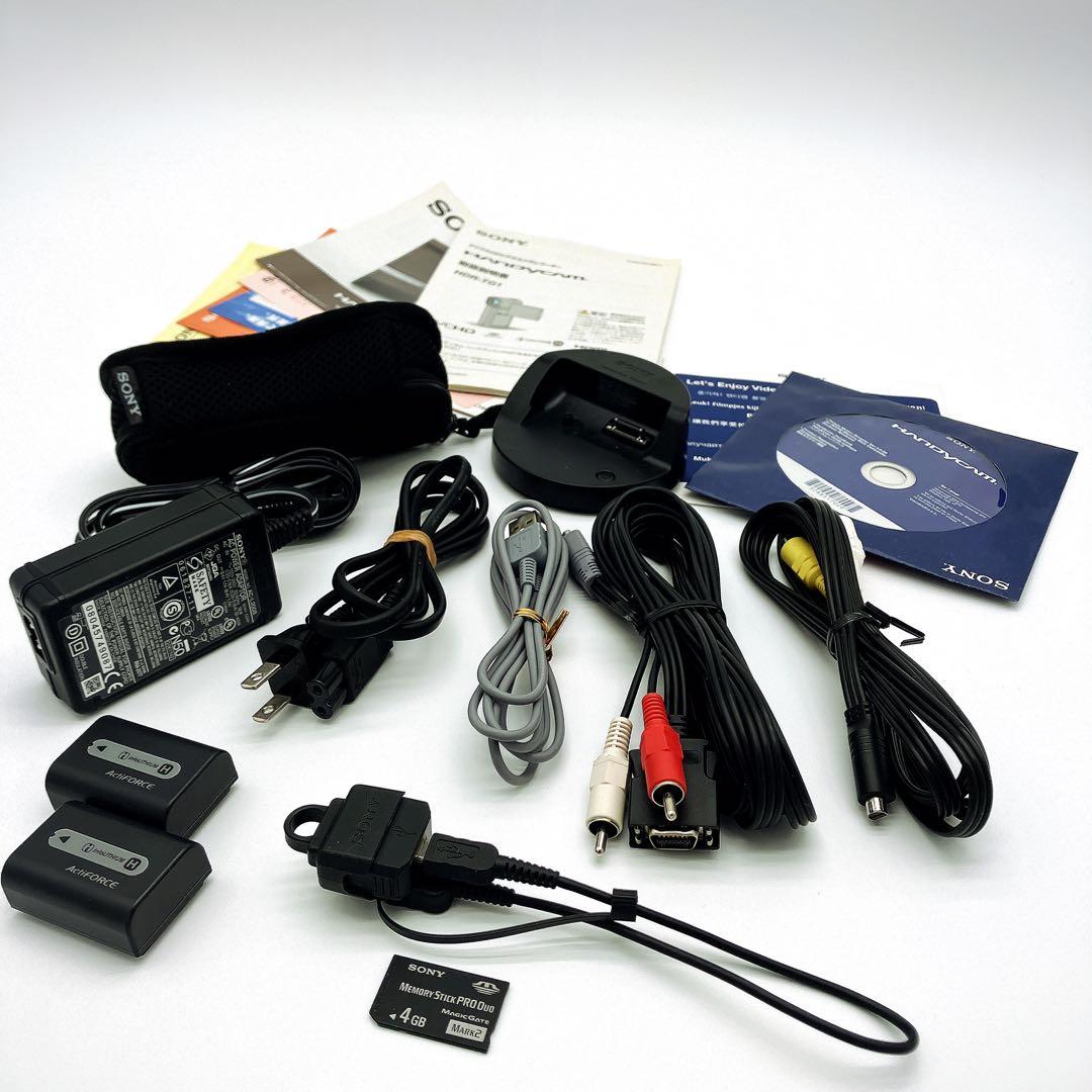 【動作確認】SONY Handycam HDR-TG1ハンディカム　箱付属品有り