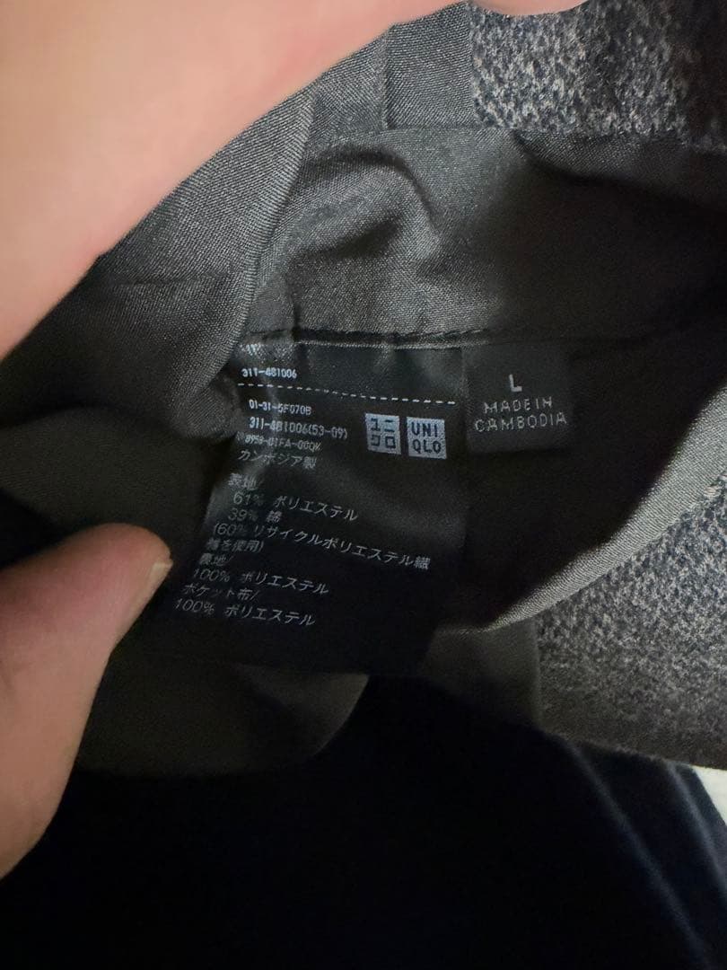 uniqlo ブラッシュドジャージージャケット DARKBROWN