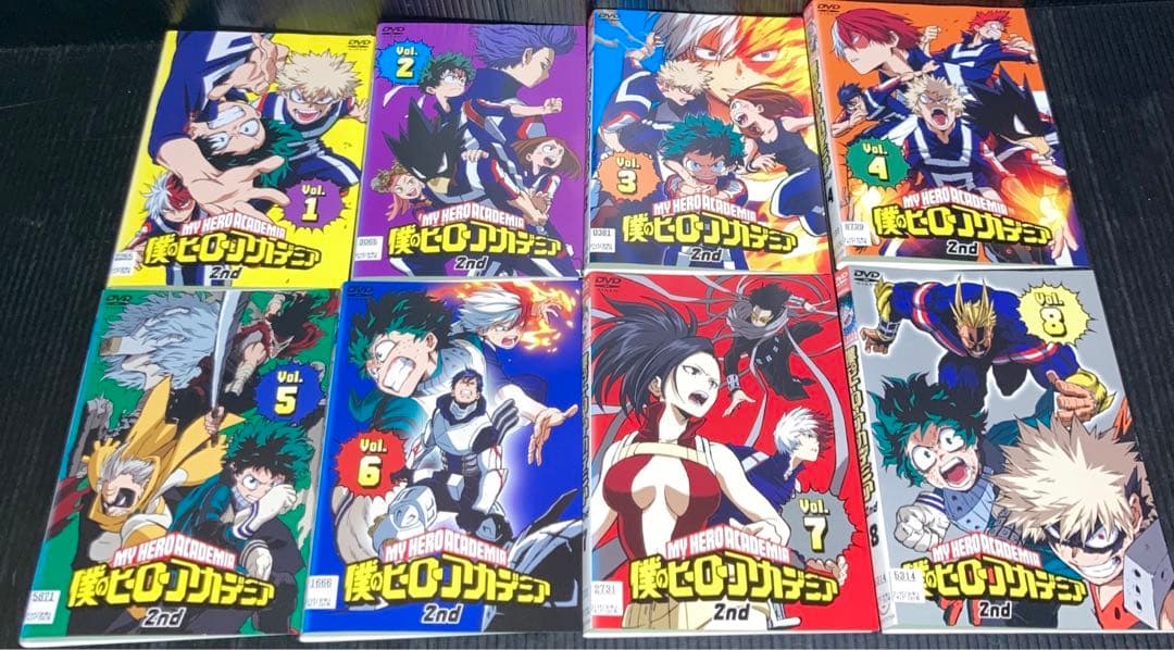 僕のヒーローアカデミア　2nd 3rd 全16枚　DVD