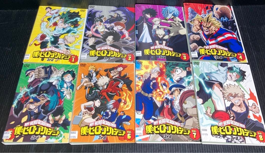 僕のヒーローアカデミア　2nd 3rd 全16枚　DVD