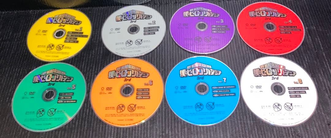 僕のヒーローアカデミア　2nd 3rd 全16枚　DVD