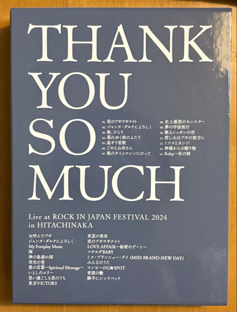 サザン THANK YOU SO MUCH 完全生産限定盤A