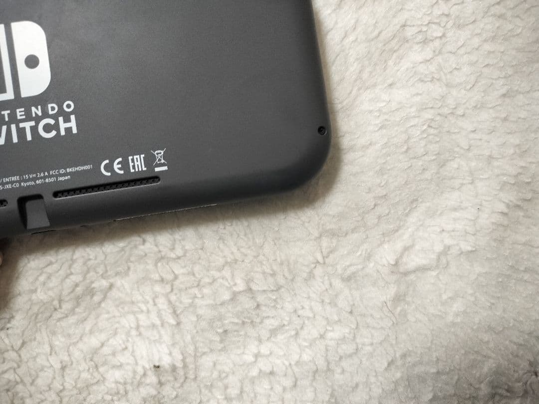 動作品Nintendo Switch Lite グレー 肉球カバー極良品