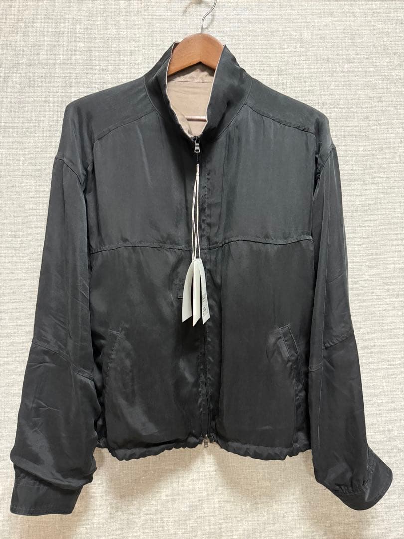 ancellm cupro reversible jacket サイズ1 黒