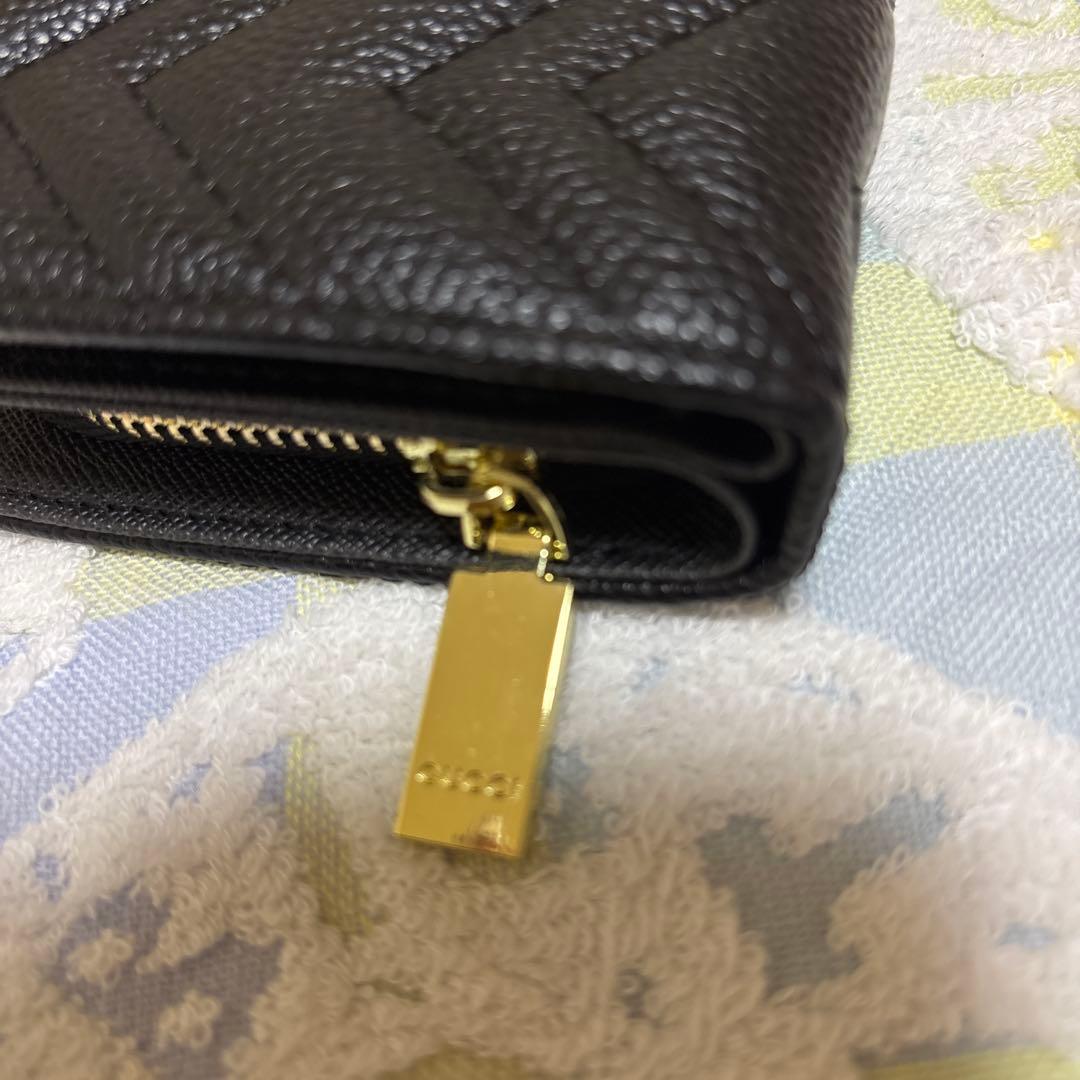 Gucci ノベルティブラック 二つ折り財布