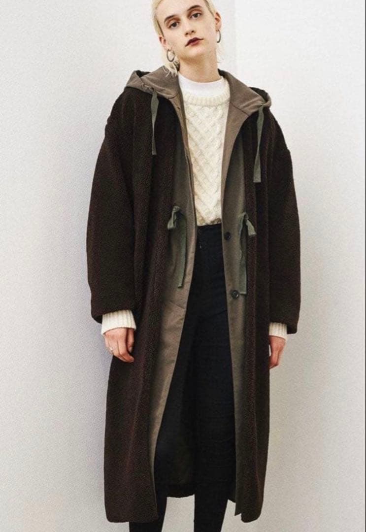 ち*認様 極美品CLANEクラネMILITARY LAYER BOA COATボ