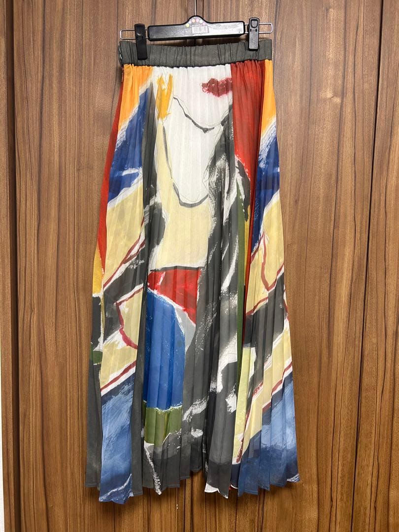 美品★ MY DEAR SHEER PLEATS SKIRT