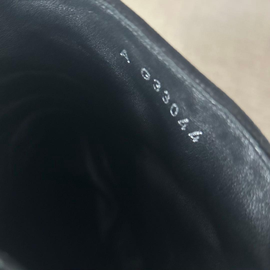 CHANEL シャネル ブーツ パッチワーク ココマーク 黒 22.5cm