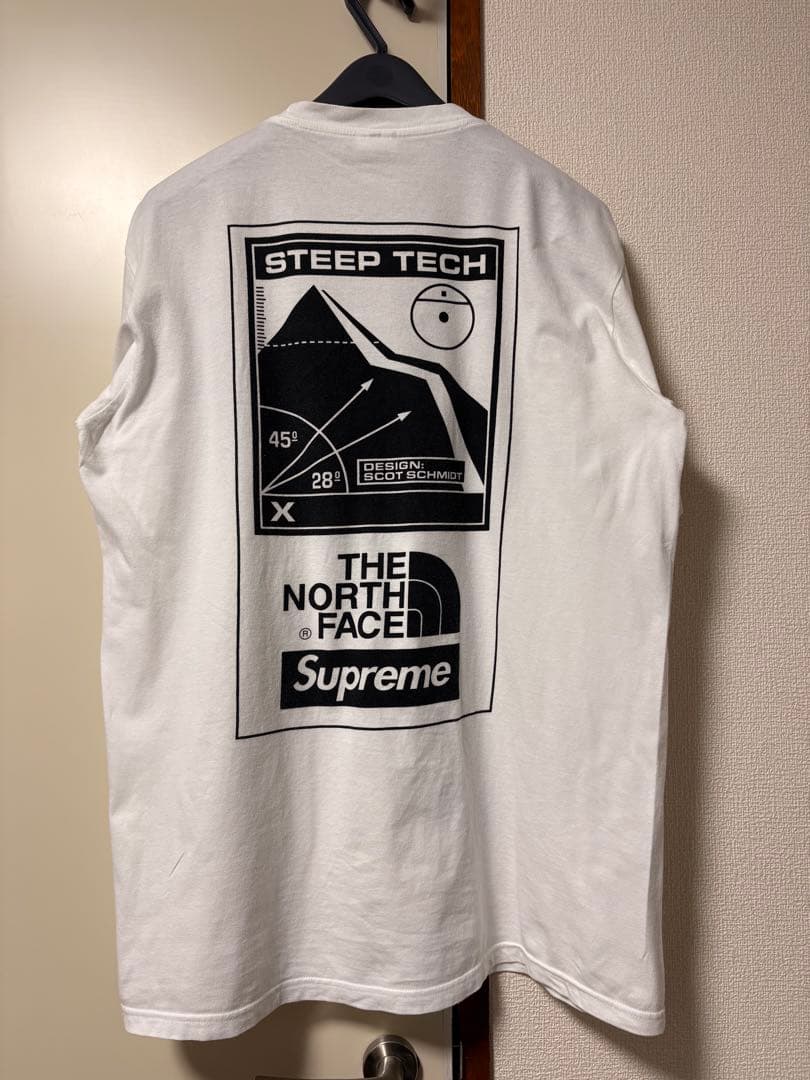 Supreme The North Face Steep Tech Tee 白S