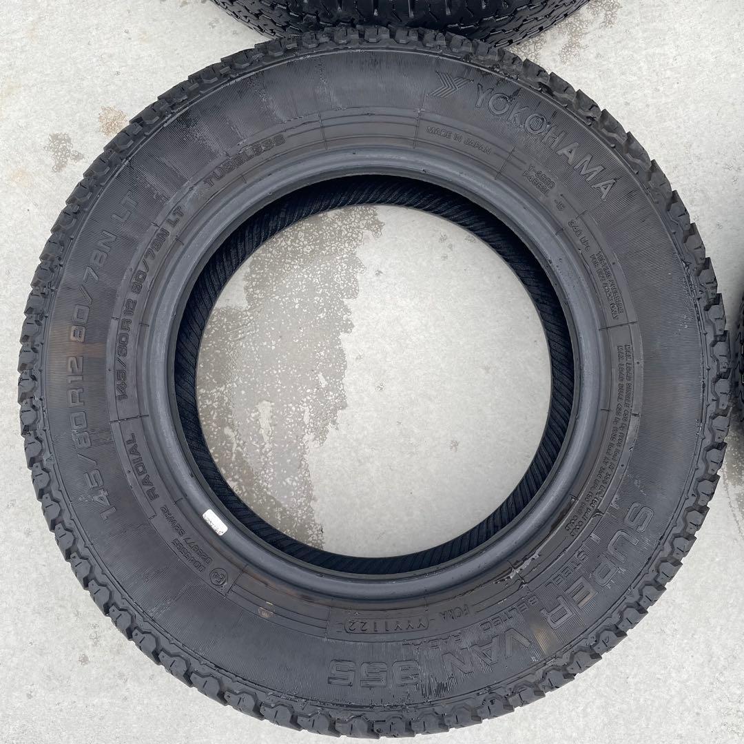YOKOHAMA SUPER VAN 355 145/80r12 4本 (中古)
