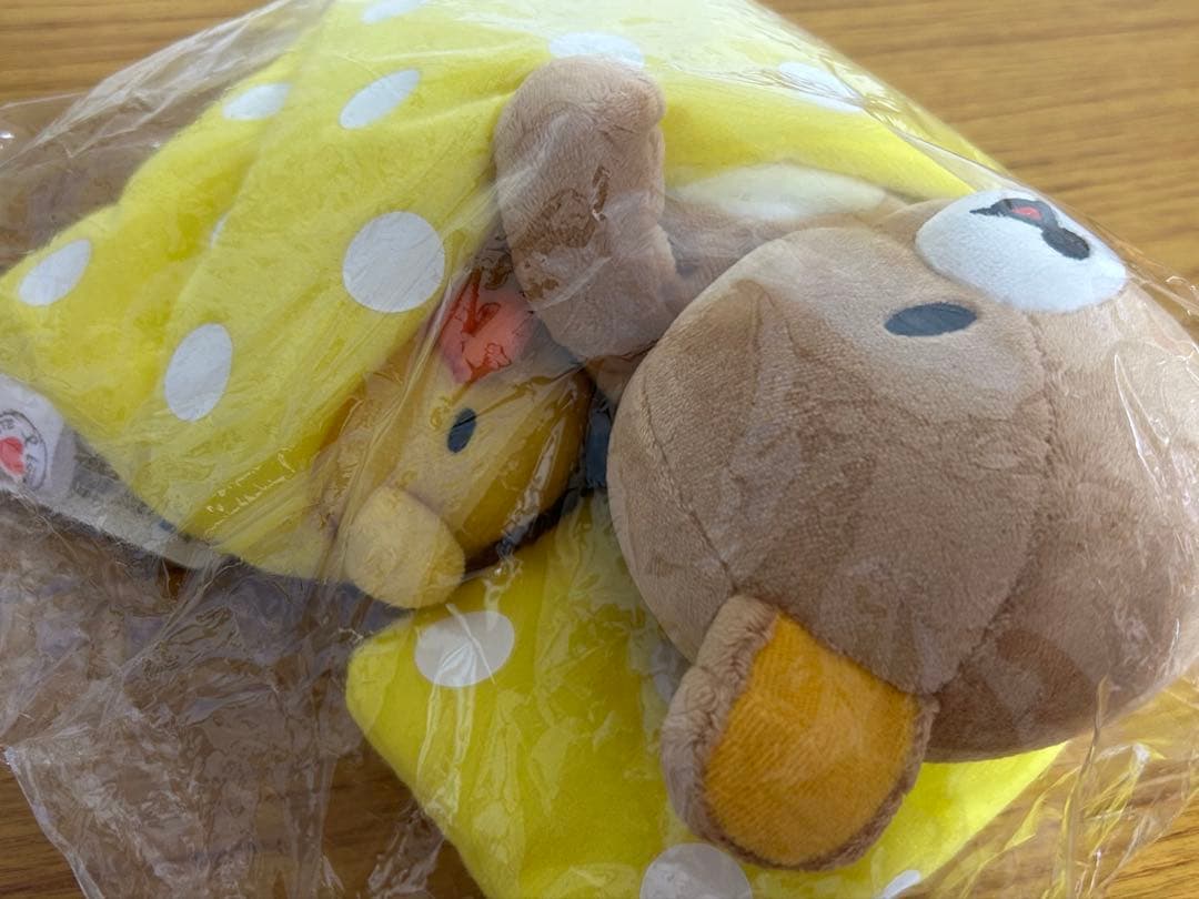 ◆未開封◆リラックマ◆あつめてぬいぐるみ（ねぐせ）キャラバン限定◆キイロイトリ◆