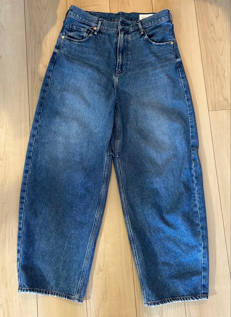 upper hights for コンテ デニムワイドパンツ DEUX