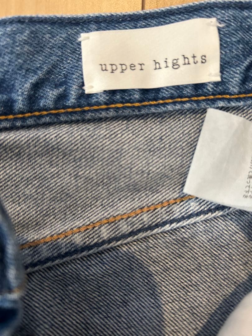 upper hights for コンテ デニムワイドパンツ DEUX
