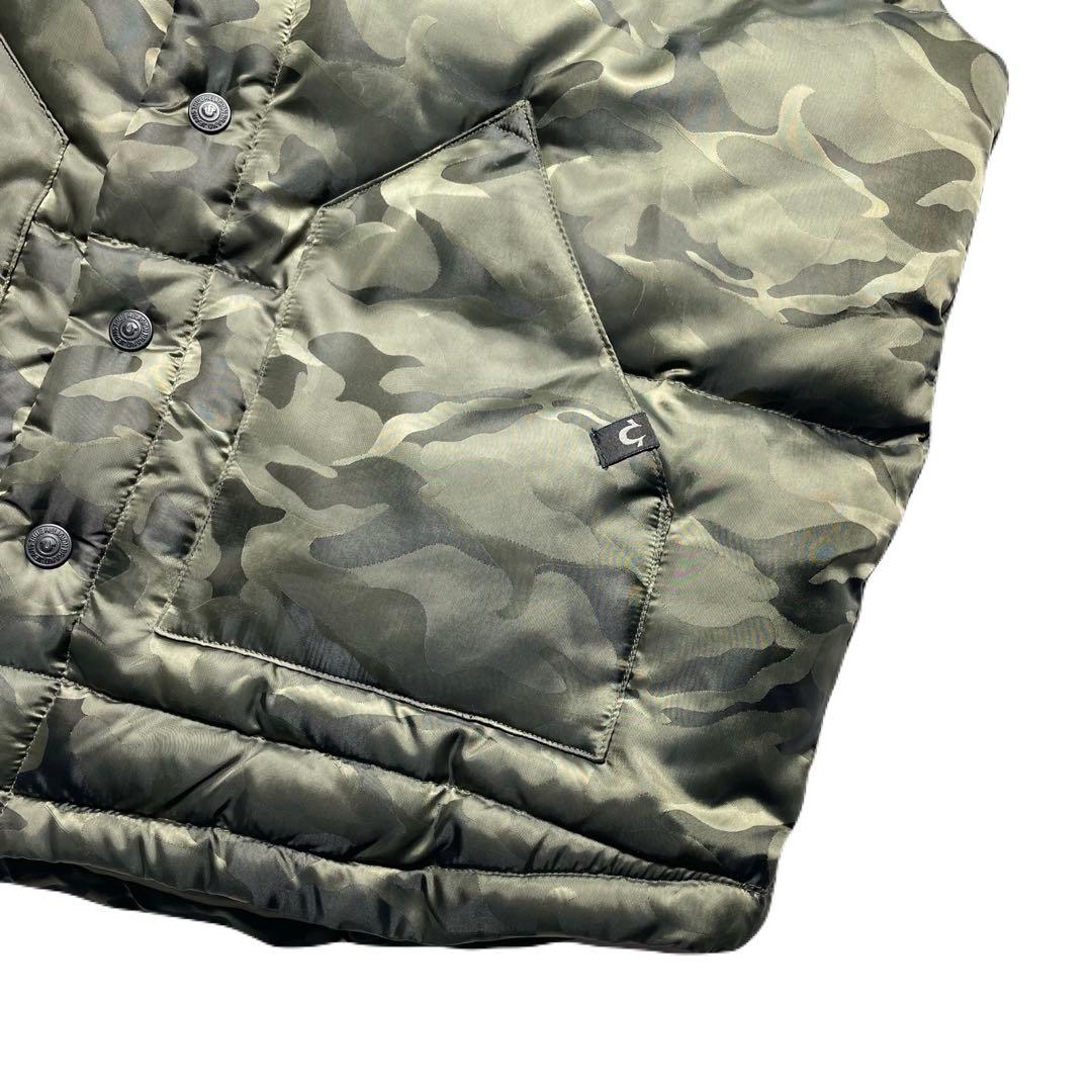 世*ん様 00s TRUE RELIGION CAMO PUFFER VEST