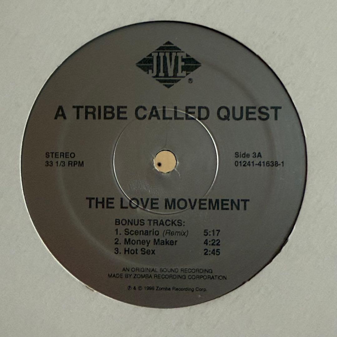 ATCQ THE LOVE MOVEMENT 3枚組LPレコード