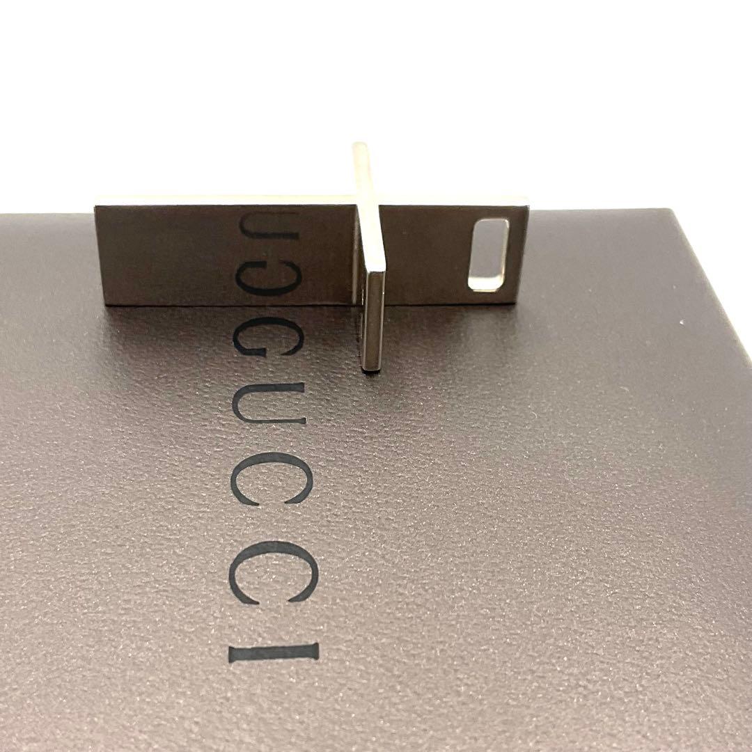 グッチ GUCCI ネックレス トップ クロス シルバー925 箱 保存袋