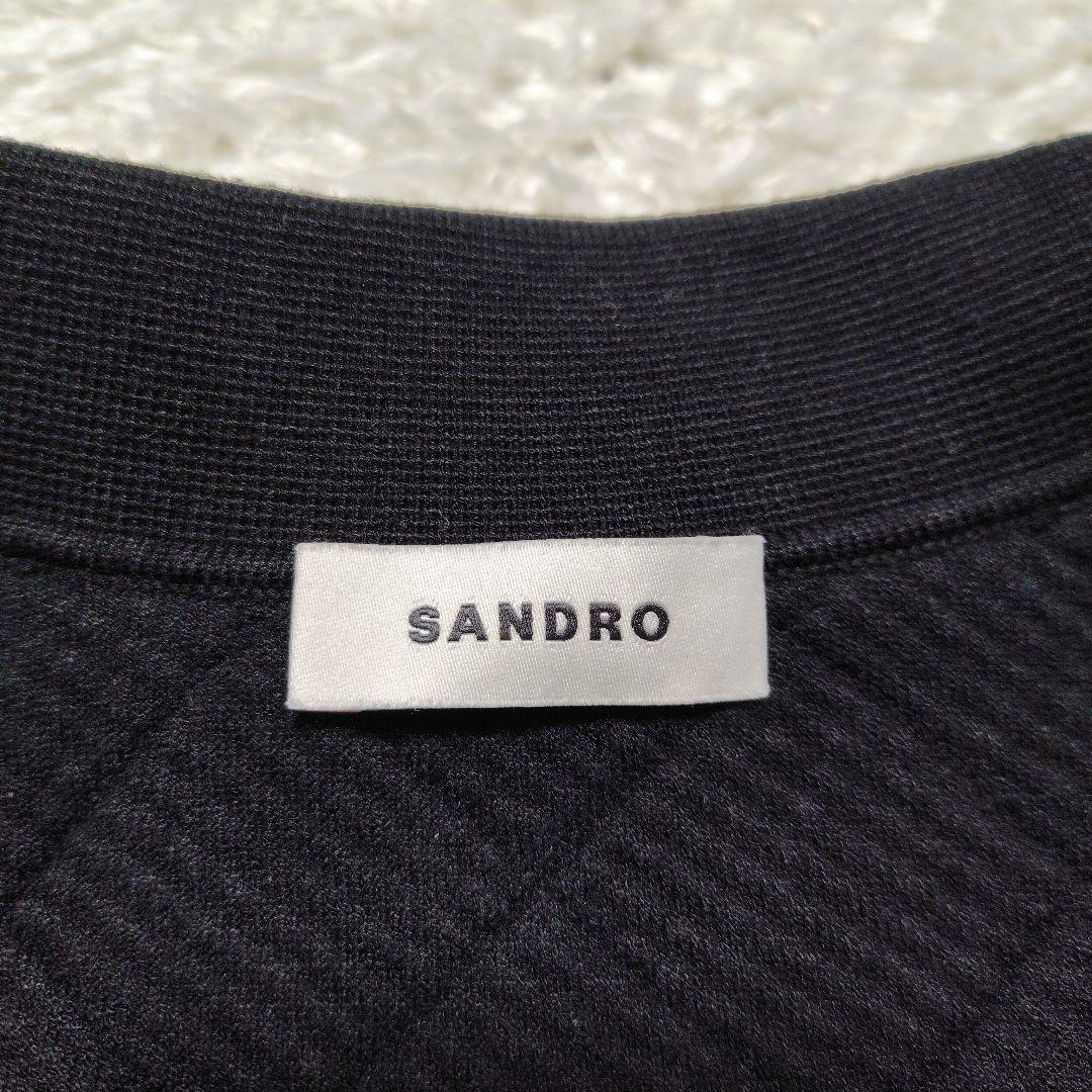 サンドロ　SANDRO　カーディガン　羽織り　上着　アウター　金ボタン　0