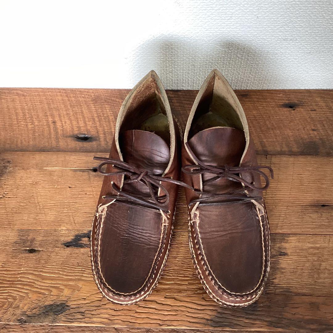 J.L.Coombs クームス インディアンモカシン 革底 約27cm