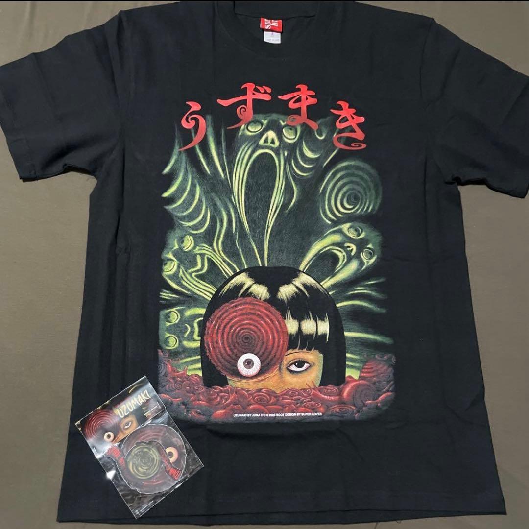 み*可様 ラスト1着 希少　伊藤潤二　うずまき アニメ　Tシャツ　神デザイン 富
