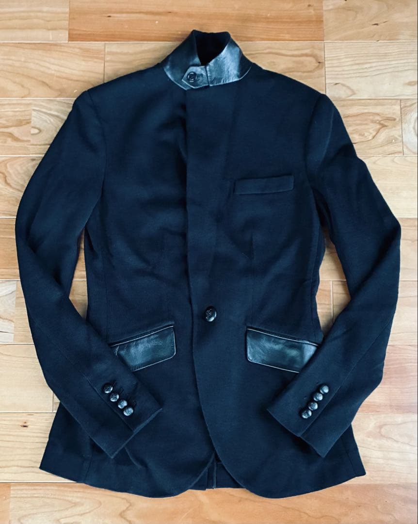 POLO RALPH LAUREN　テーラードジャケット　ストレッチ素材　黒　M