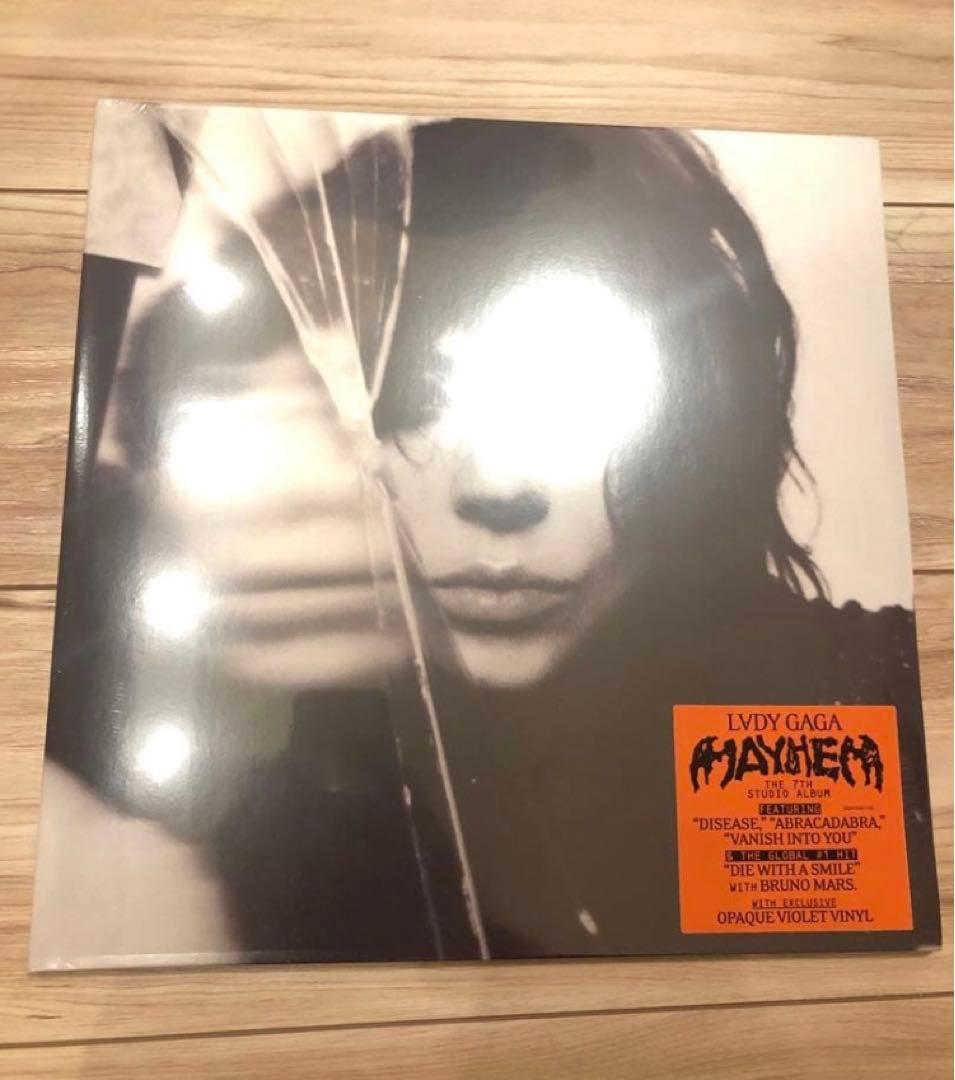 新品 lady gaga mayhem purple 2lp レイディーガガ