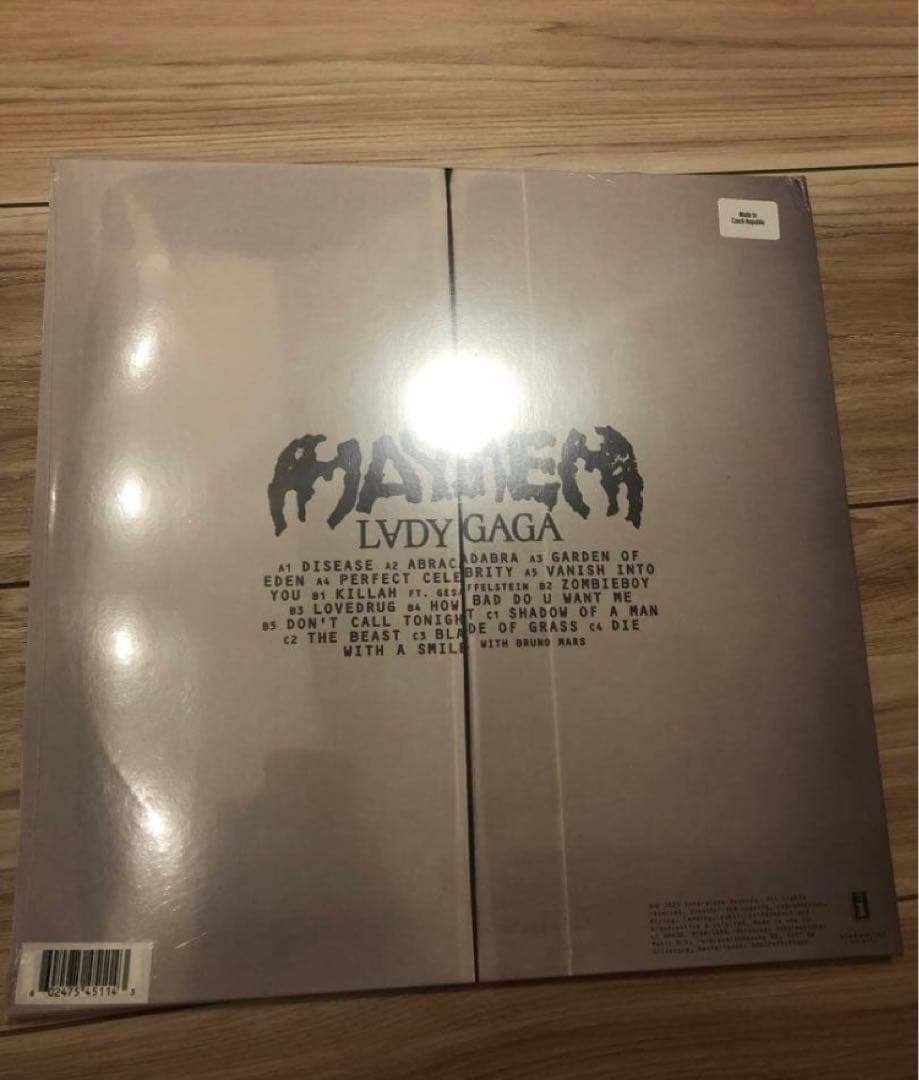 新品 lady gaga mayhem purple 2lp レイディーガガ