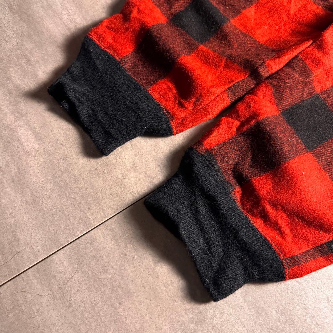 希少【50’s】Woolrich チェック柄　ウールパンツ　厚手　サイズ38