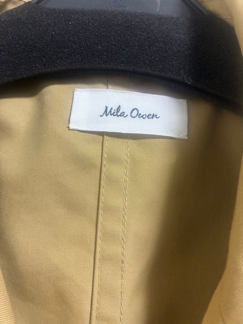 mila owen ショートトレンチ　キャメル　0